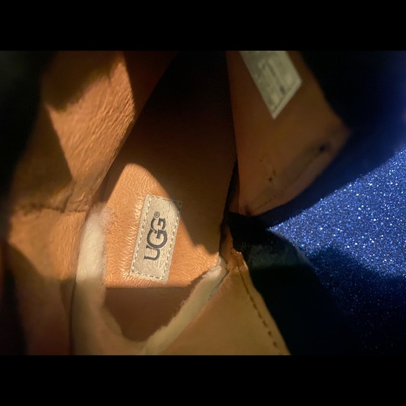 UGG SUEDE MOCASSIN SHEARLING STRAPPY WINTER Boots 8 GORG FLAW - Picture 15 of 15